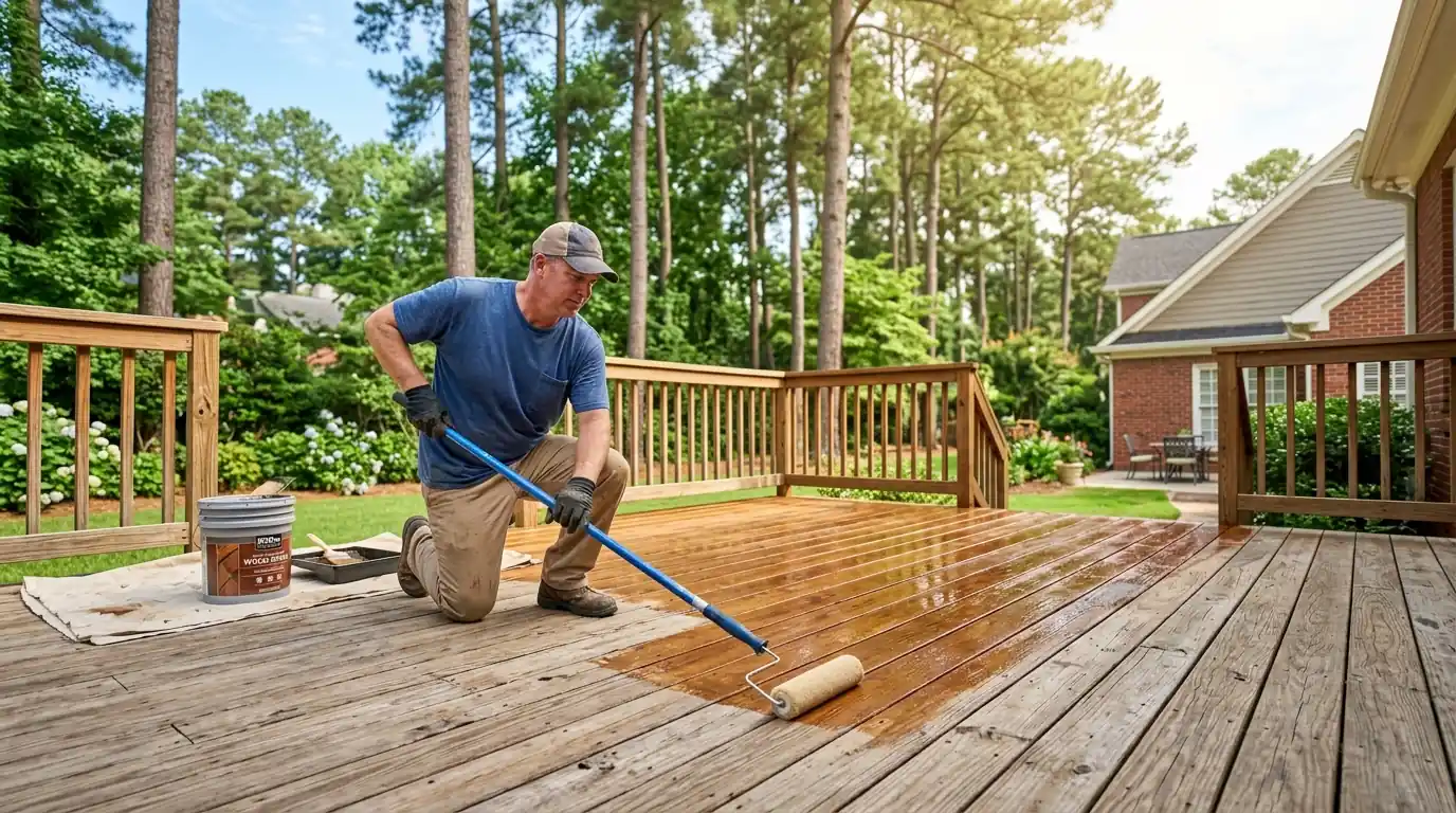 Decks, Fences & Prep work by our Atlanta crew