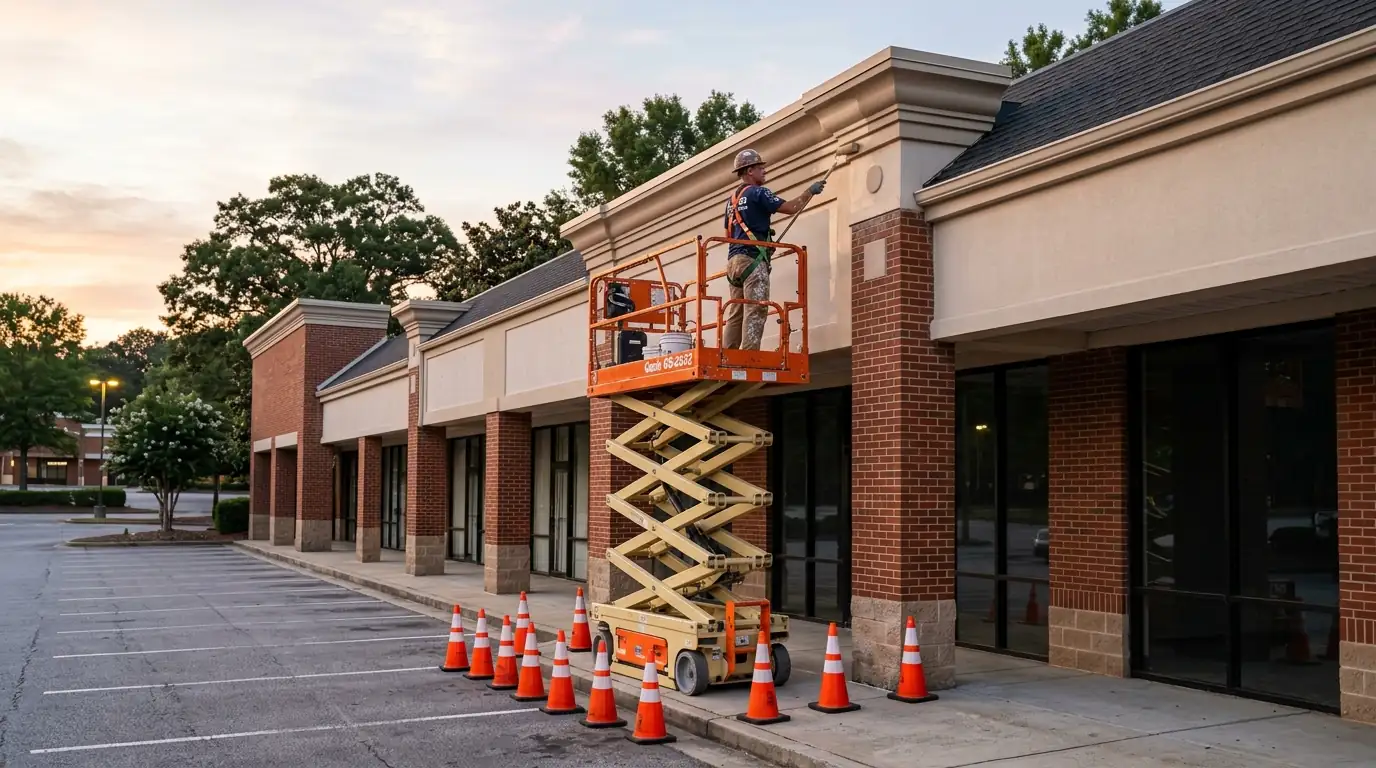 Commercial work by our Atlanta crew